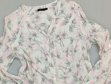 białe bluzki z krótkim rękawem eleganckie: Koszula Damska, Esmara, 2XL, stan - Bardzo dobry