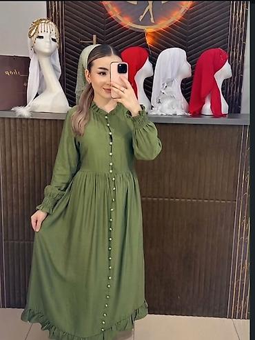 Повседневные платья: Повседневное платье, Лето, Длинная модель — 17