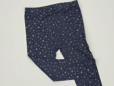niebieskie spodnie: Spodnie domowe So cute, 3 lata, wzrost - 98 cm., Bawełna, stan - Zadowalający