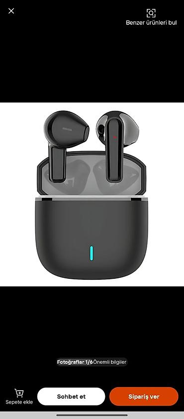 iphone 8 pro max: Max 70 TWS Mini Məhsulun Əsas Xüsusiyyətləri: Bağlantı: Bluetooth 5.4 — 1