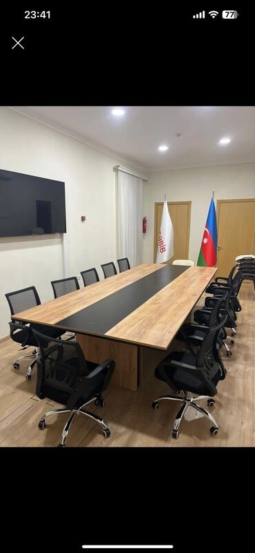 рабочий стол для телефона флай: Yeni, Konfrans zalı üçün, Dördbucaq masa