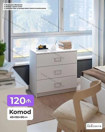 Komod – 40×90×90 sm - Material: 18 mm laminat - Rəng seçimi: mümkündür lalafo.az -da Komod – 40×90×90 sm - Material: 18 mm laminat - Rəng seçimi: mümkündür