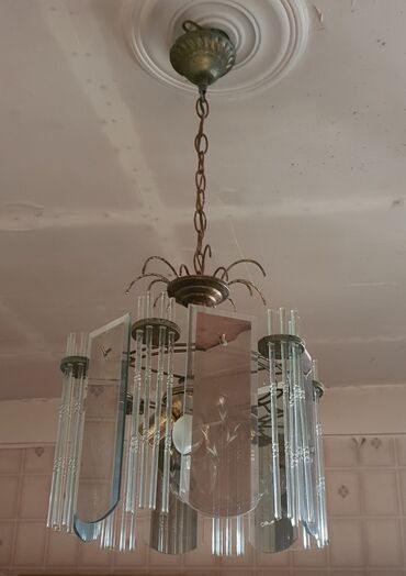 ikinci el lisdur: Çılçıraq, 4 lampa, Şüşə