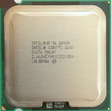 kredit noutbuklar: Prosessor Intel Core 2 Quad Q8400, 2-3 GHz, 4 nüvə, İşlənmiş