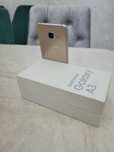 samsung gt s3030 tobi: Samsung Galaxy A3, 16 GB, rəng - Qızılı, Sensor