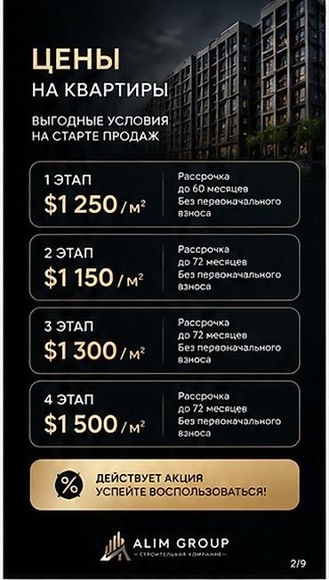 Новостройки от застройщика: Строится, 1 комната, 50 м² — 2