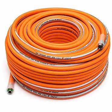 Шланги: №: 1001 Məhsulun adı: Şlanq, dərmansəpən üçün, PVC, narıncı, 100 m — 1