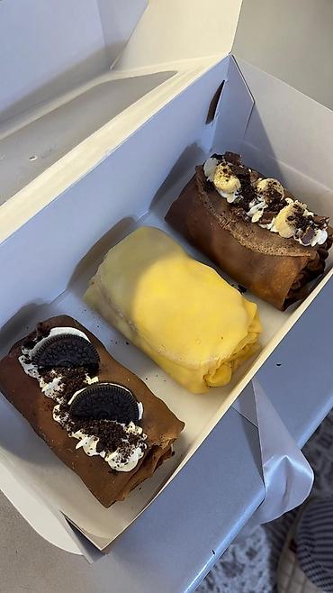 Съедобные букеты: Креп-роллы Crepe Poll Японские блинные роллы,сладкие нежные и — 12