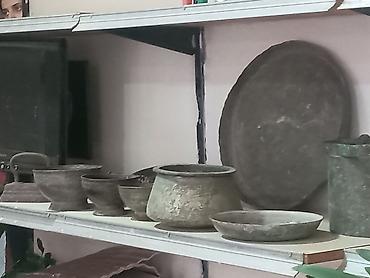 smavarlar: Antik mis samovar və bədii mis qab - Material: qalın mis (samovar) — 8