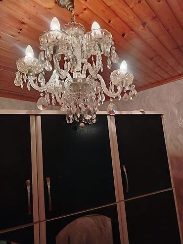 cilcıraq modelləri: Çılçıraq, 5 lampa, Xrustal — 2