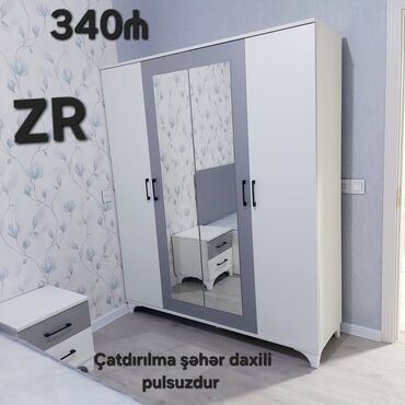 Dolablar: Yeni, Açılan, 4 qapılı Düz dolab