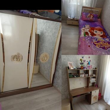 корпусная мебель в рассрочку: Versace yataq desti. kravat bazalidir. matras var. 300azn. yaxsi