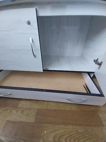 Мебель: Тумба для вещей и одежды, Б/у, Без зеркала, ЛДСП, Платная доставка, цвет - Белый — 3