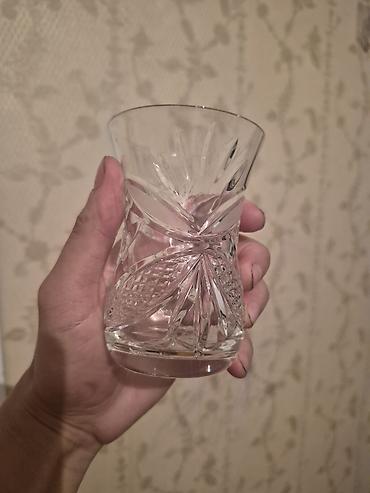 xrustal qab: Stəkanlar, Xrustal, 1 əd — 1