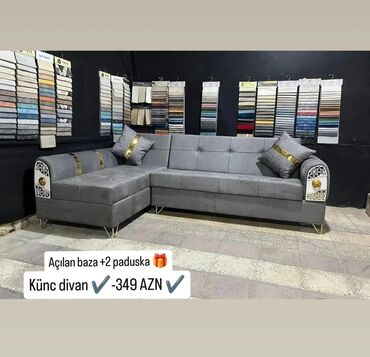 Divanlar: Künc divan, Yeni, Açılan, Bazalı, Parça, Şəhərdaxili pulsuz çatdırılma