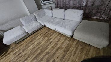 реставрация диванов: Угловой диван, Б/у