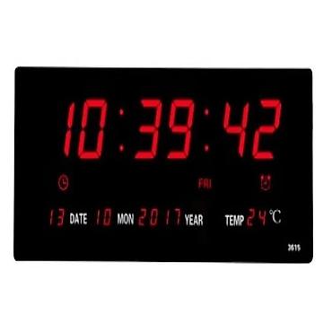 Ev üçün dekor: Elektron divar saatı🔆 🕔Rəqəmsal divar saatları 🔹Saat: AM/PM🕰 ☑️Ölkə — 7