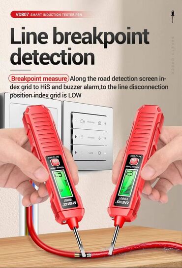 Multimetri: Voltmetar Tester napona Detektor Aneng VD807 Pametni voltmetar — 8