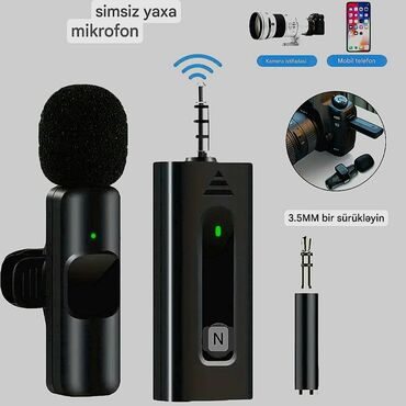 Mikrofonlar: Yeni Simsiz (Bluetooth) Mikrofon Ünvandan götürmə — 25