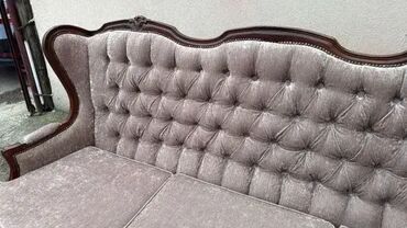 Stilske garniture: Stilska garnitura - trosed i dve fotelje - KAO NOVA 🛋️✨ Trosed sa dve — 3