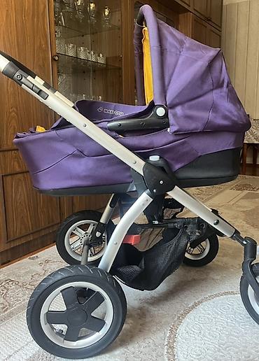 maxi cosi: Maxi-Cosi uşaq arabası seti - 3-də-1 sistem: beşik tipli lyulka — 7