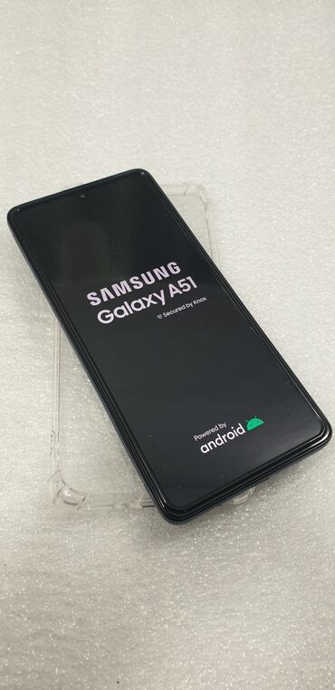 Samsung: Samsung Galaxy A51 5G, Б/у, 128 ГБ, цвет - Синий, 2 SIM