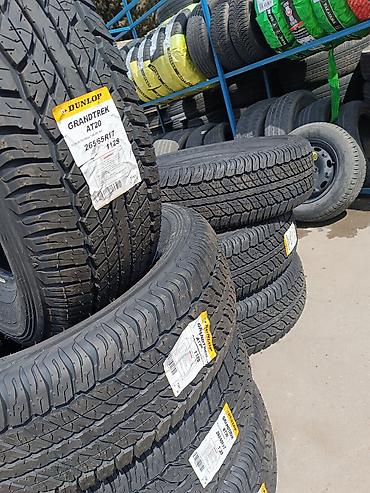 diski 15: Dunlop Grandtrek AT20 avtomobil təkəri. - Ölçü: 26.565 R17 - — 6