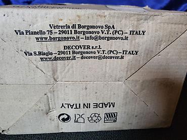 Čaše: Case nove,vintaz Cepelin Berganovo Italija. Nove italijanske case,sve — 4