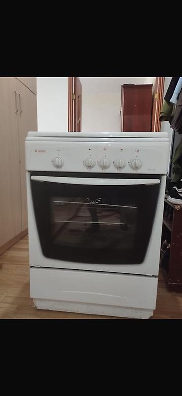 type 1: Газовая плита GOREST (логотип на панели), классическая, белая — 6