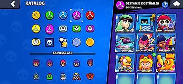 Video oyunlar və konsollar: Brawl Stars hesabı – zəngin kostyum kataloqu ilə Xüsusiyyətlər: - — 5