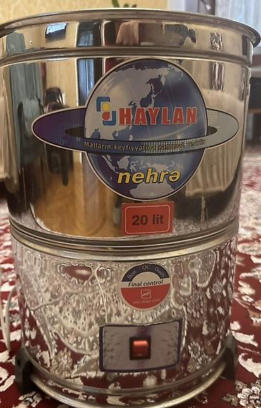 elektrik nehrə: Elektrik nehrə – HAYLAN, 20 litr, az işlənmiş - Tutum: 20 litr - — 2