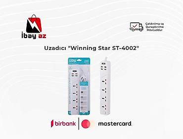 uzadıcı kabel: Uzadıcı "Winning Star ST-4002"Təsvir : Çoxfunksiyalı rozetka – birdən — 2
