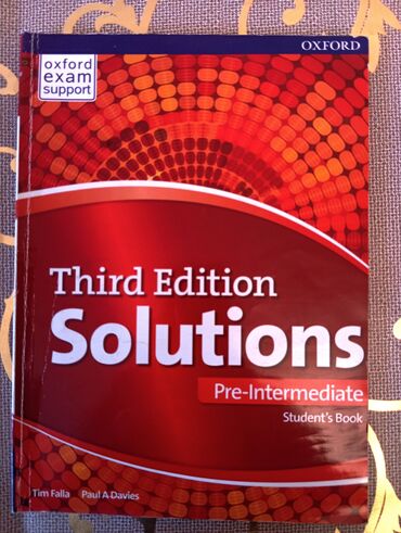 ingiliscə azərbaycanca lüğət kitabı: Third edition. Solutions (Student's book). Pre-intermediate. Ingilis