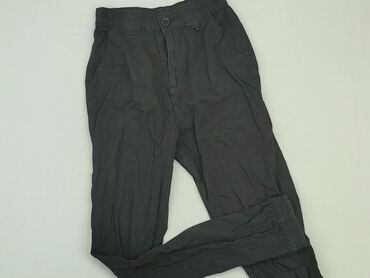 czarne legginsy push up: Material trousers, Cropp, 2XS (EU 32), condition - Good