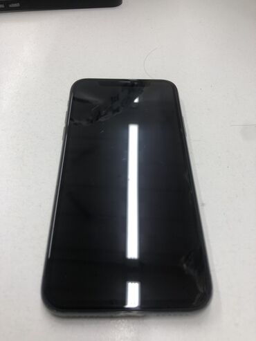 iphone ремонт: IPhone X, Колдонулган, 64 ГБ, Кара, Каптама, 100 %