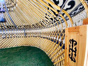 Продажа юрт: Продажа юрты, Каркас Деревянный, 65 баш, Диаметр: 5 метров — 7