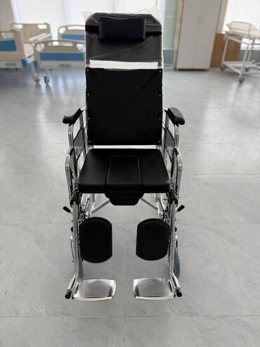 Yerimək üçün arabalar, çəliklər, əsalar, rollatorlar: Tualet funksiyalı əlil arabası – çoxfunksiyalı model - Arxa dayağı