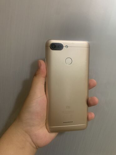 Redmi: Redmi, Redmi 6, Б/у, 32 ГБ, цвет - Золотой, 2 SIM