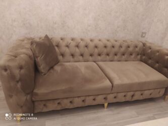 Qonaq otağı dəstləri: Künc divan, İşlənmiş