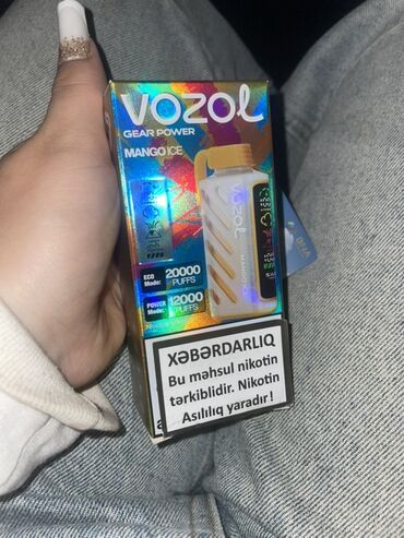 nişan donlari: Məhsul: Vozol Gear Power – Mango Ice dadlı Xüsusiyyətlər: -