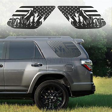 4runner: Наклейки на задние боковые стекла для внедорожников/кроссоверов — пара — 1