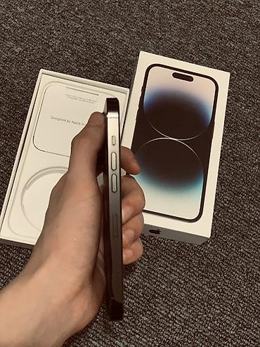 iphone 14 pro: IPhone 14 Pro, Б/у, 128 ГБ, Черный, Коробка, 78 % — 2