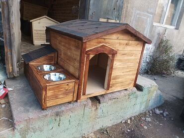 Зоотовары: Домик для собак с коридором. А также имеется в наличии разные домики — 5