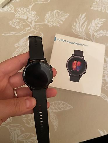 honor x9s: HONOR MagicWatch 2 (42mm) - 42 mm dairəvi korpus, qara rəng - Silikon — 2