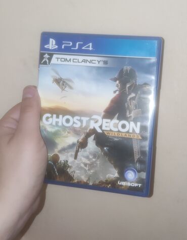 Oyun diskləri və kartricləri: PS4 oyun diskləri – 5 adda 1) Tom Clancy’s Ghost Recon: Wildlands — 3