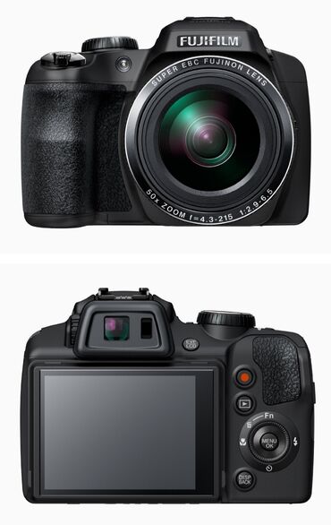 Elektronika: Foto aparat Fujifilm sl 1000.üstündə iki ədəd batareya, USB kabel
