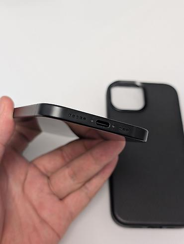 айфон за 15 тысяч: IPhone 15, Б/у, 128 ГБ, Midnight, Защитное стекло, 97 % — 6