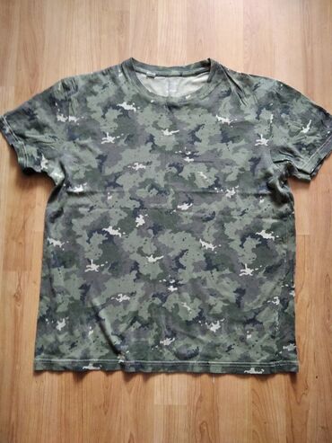 policijske majice prodaja: Short sleeves T-shirt, XL (EU 54), Decathlon, color - Khaki, Cotton