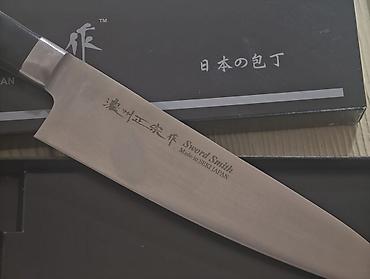 нож топорик: Японский кухонный нож Gyuto 180 мм — Sword Smith, произведён в городе — 3