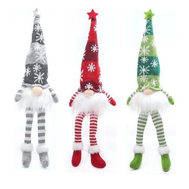 Yeni il oyuncaqları və bəzəkləri: Məhsul: LED işıqlı Yeni il/C̈əngə mücəssəməsi – skandinav cırtdan — 27